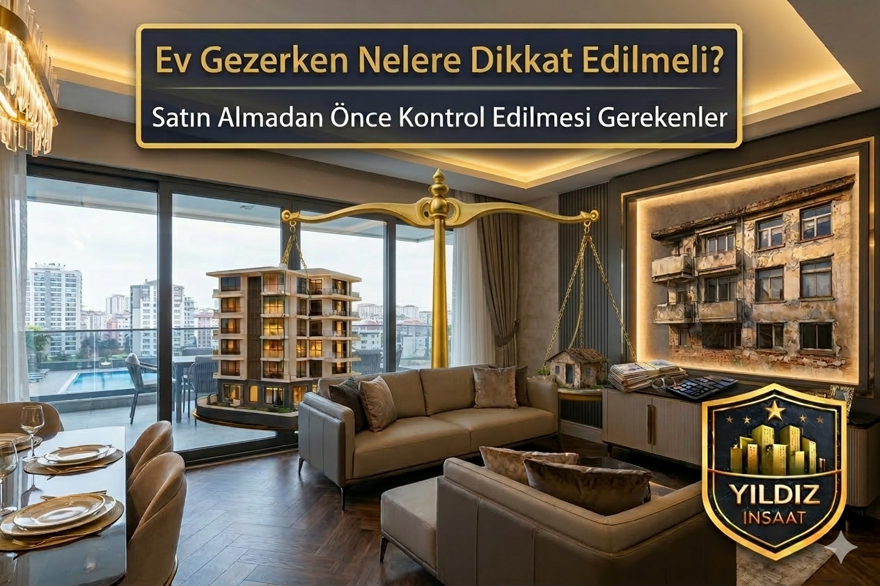 Ev Gezerken Nelere Dikkat Edilmeli? Satın Almadan Önce Kontrol Edilmesi Gerekenler