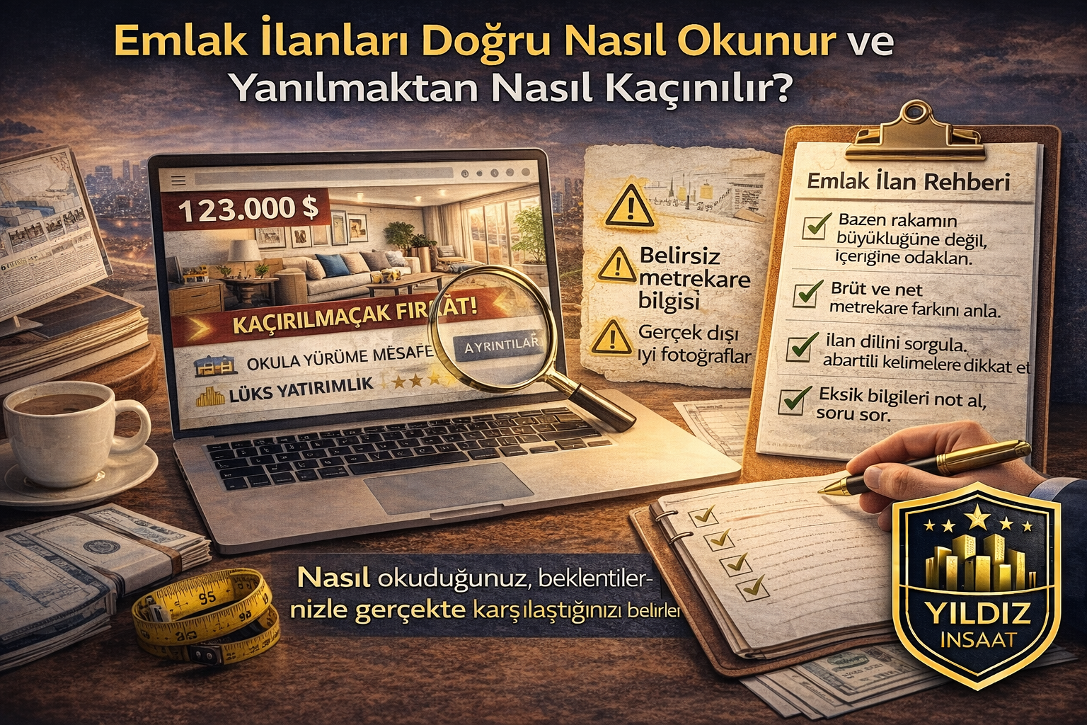 Emlak İlanları Doğru Nasıl Okunur ve Yanılmaktan Nasıl Kaçınılır?